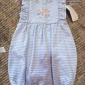Blue Striped Kids Bodysuit